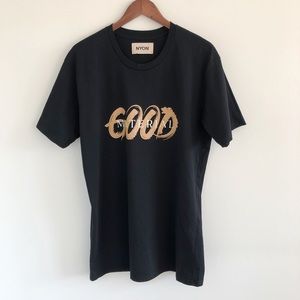 Knowlita NYON Good Material NYC 100% Cotton Tee L